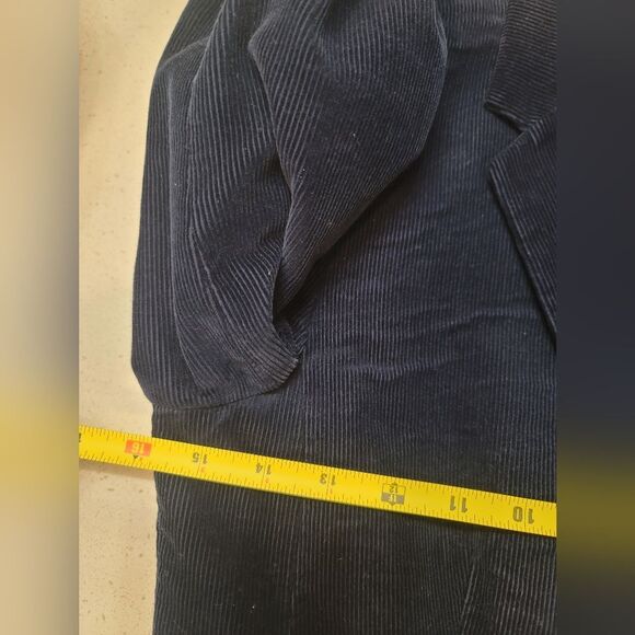J. Crew Campbell Corduroy Blazer Jacket Navy Blue Size 0 - Picture 7 of 7